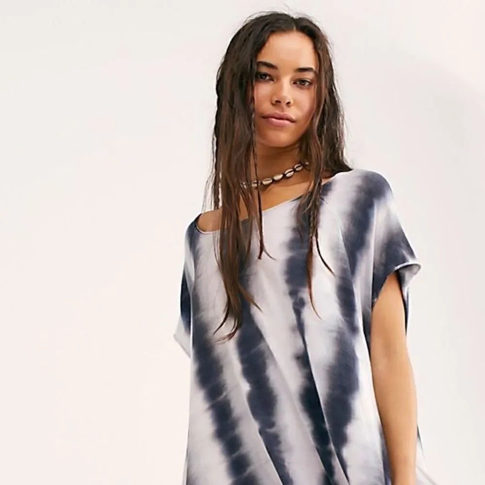 NEW FREE PEOPLE DREAMLAND TIE DYE MAXI TEE DRESS - Picture 3 of 5
